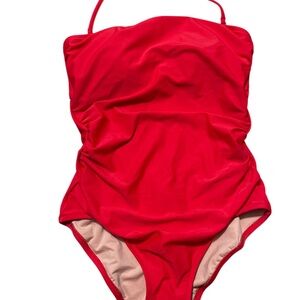 J. Crew Bold Red Swimwear